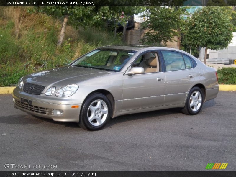 Burnished Gold Metallic / Ivory 1998 Lexus GS 300