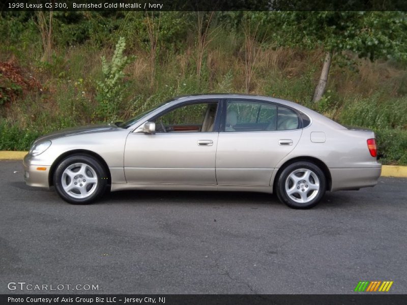 Burnished Gold Metallic / Ivory 1998 Lexus GS 300