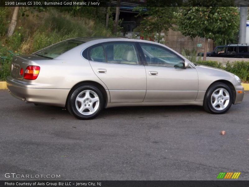 Burnished Gold Metallic / Ivory 1998 Lexus GS 300