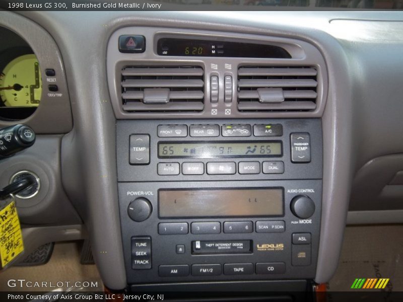 Burnished Gold Metallic / Ivory 1998 Lexus GS 300