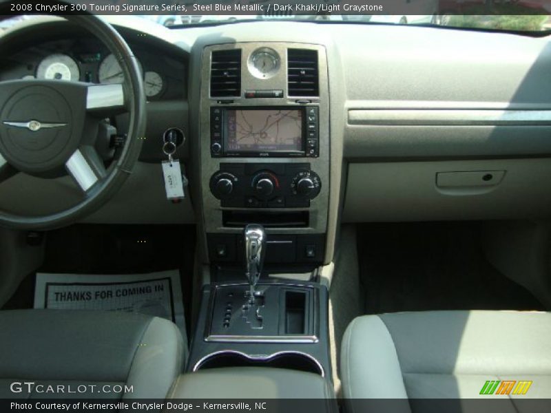 Steel Blue Metallic / Dark Khaki/Light Graystone 2008 Chrysler 300 Touring Signature Series