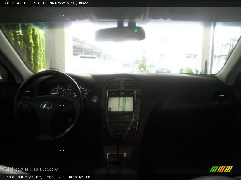 Truffle Brown Mica / Black 2008 Lexus ES 350