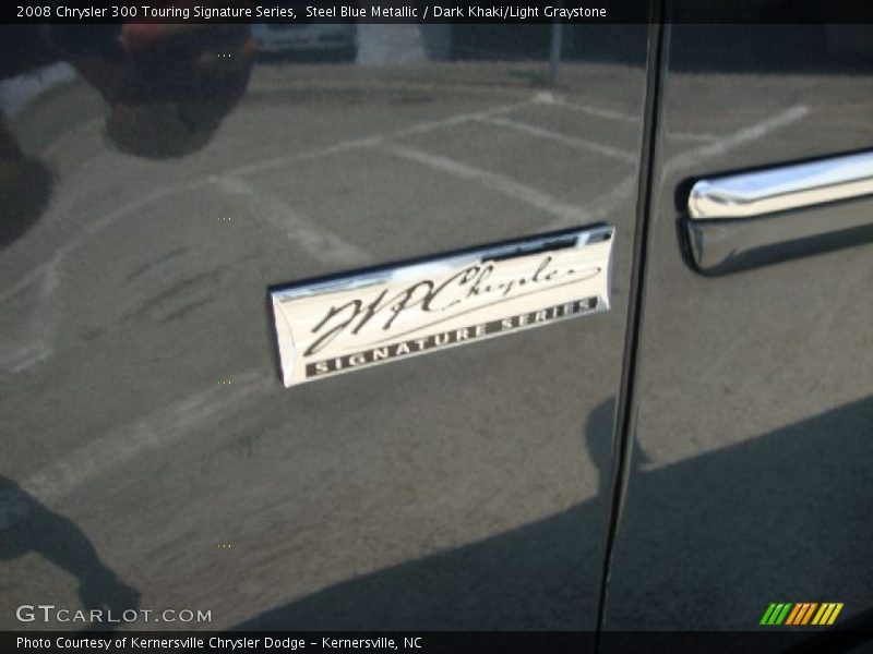 Steel Blue Metallic / Dark Khaki/Light Graystone 2008 Chrysler 300 Touring Signature Series