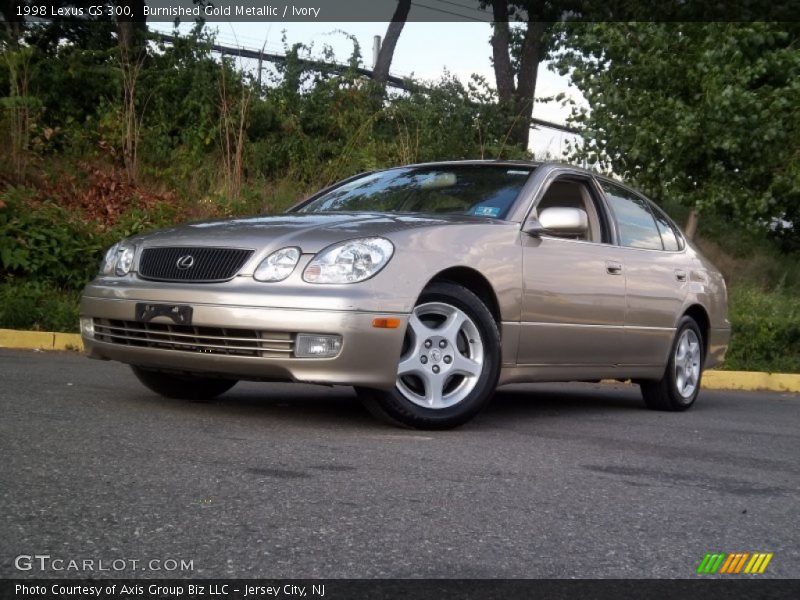 Burnished Gold Metallic / Ivory 1998 Lexus GS 300