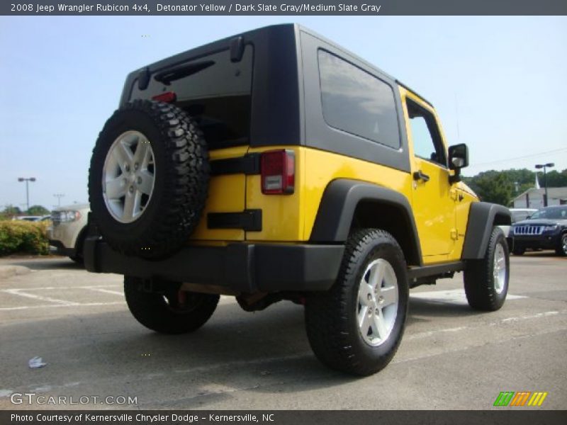 Detonator Yellow / Dark Slate Gray/Medium Slate Gray 2008 Jeep Wrangler Rubicon 4x4