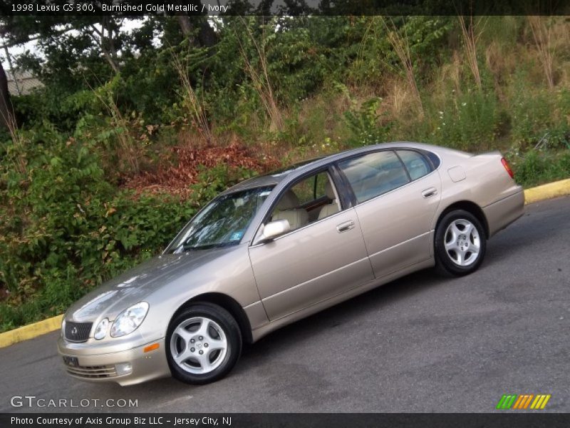 Burnished Gold Metallic / Ivory 1998 Lexus GS 300