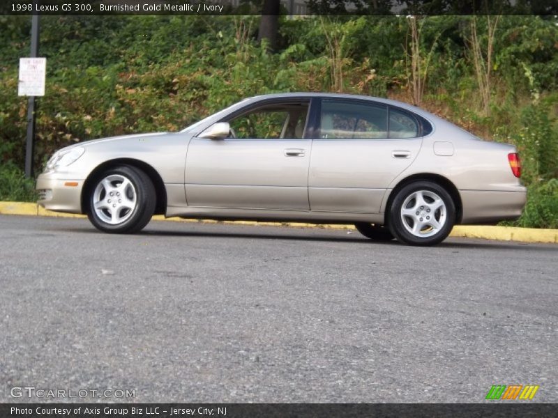 Burnished Gold Metallic / Ivory 1998 Lexus GS 300