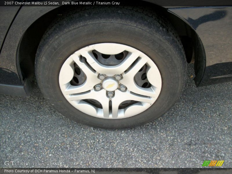 Dark Blue Metallic / Titanium Gray 2007 Chevrolet Malibu LS Sedan
