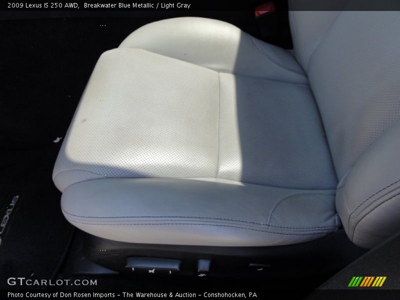 Breakwater Blue Metallic / Light Gray 2009 Lexus IS 250 AWD