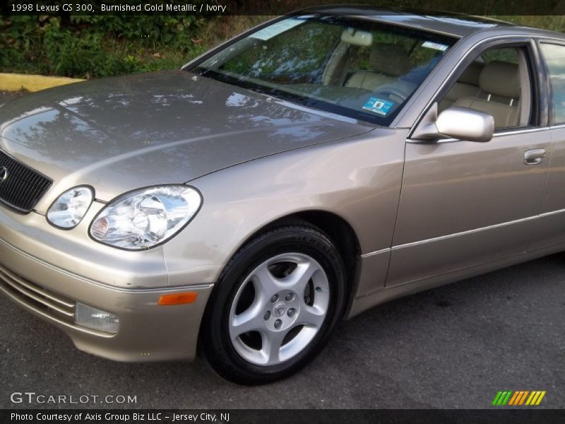 Burnished Gold Metallic / Ivory 1998 Lexus GS 300
