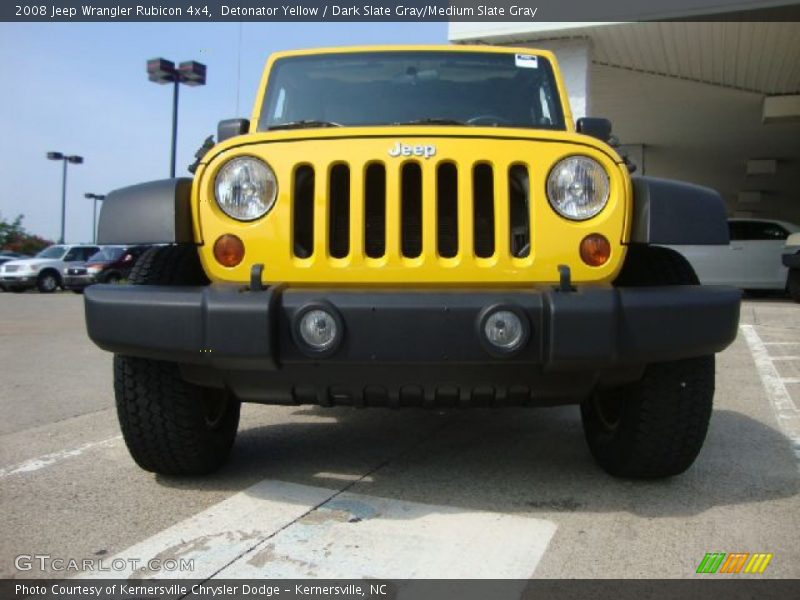 Detonator Yellow / Dark Slate Gray/Medium Slate Gray 2008 Jeep Wrangler Rubicon 4x4