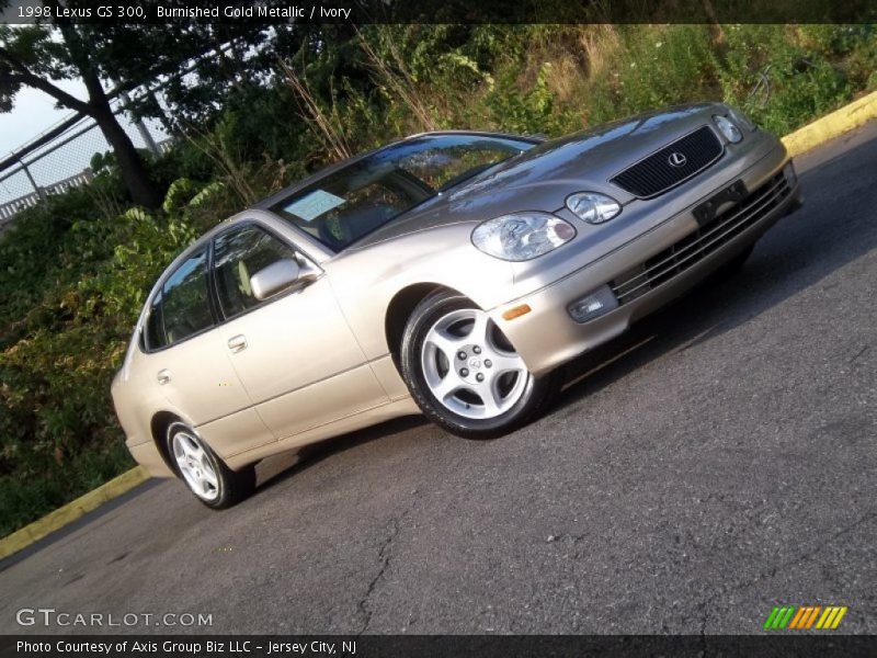 Burnished Gold Metallic / Ivory 1998 Lexus GS 300