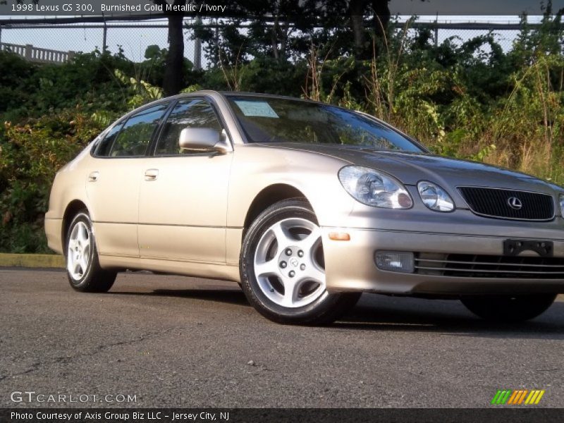 Burnished Gold Metallic / Ivory 1998 Lexus GS 300