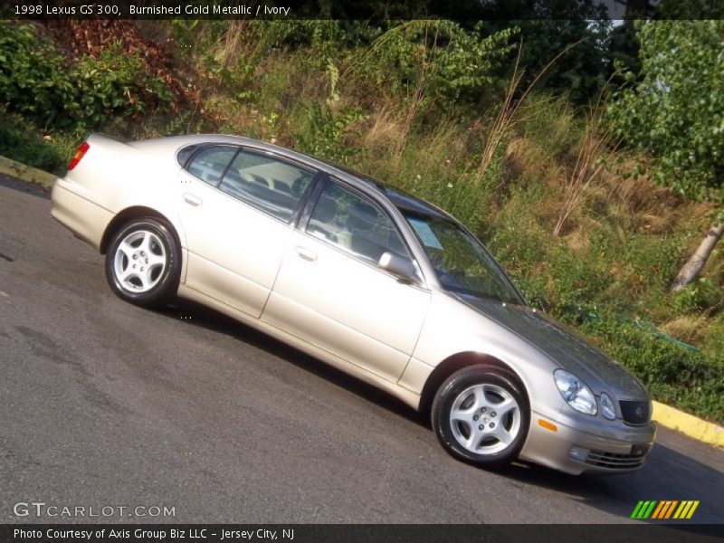 Burnished Gold Metallic / Ivory 1998 Lexus GS 300