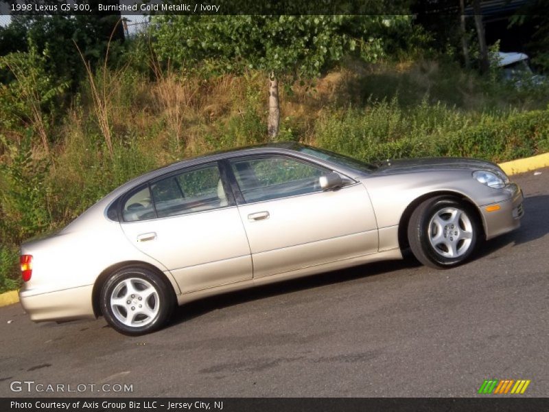 Burnished Gold Metallic / Ivory 1998 Lexus GS 300