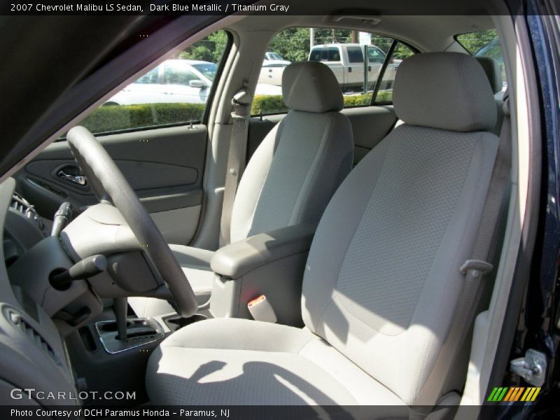 Dark Blue Metallic / Titanium Gray 2007 Chevrolet Malibu LS Sedan