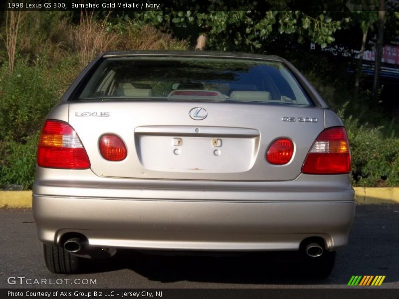 Burnished Gold Metallic / Ivory 1998 Lexus GS 300