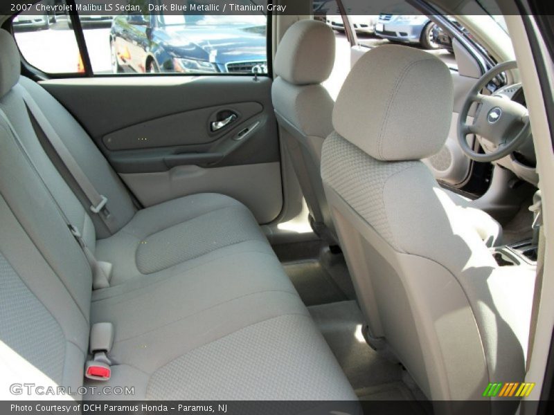 Dark Blue Metallic / Titanium Gray 2007 Chevrolet Malibu LS Sedan