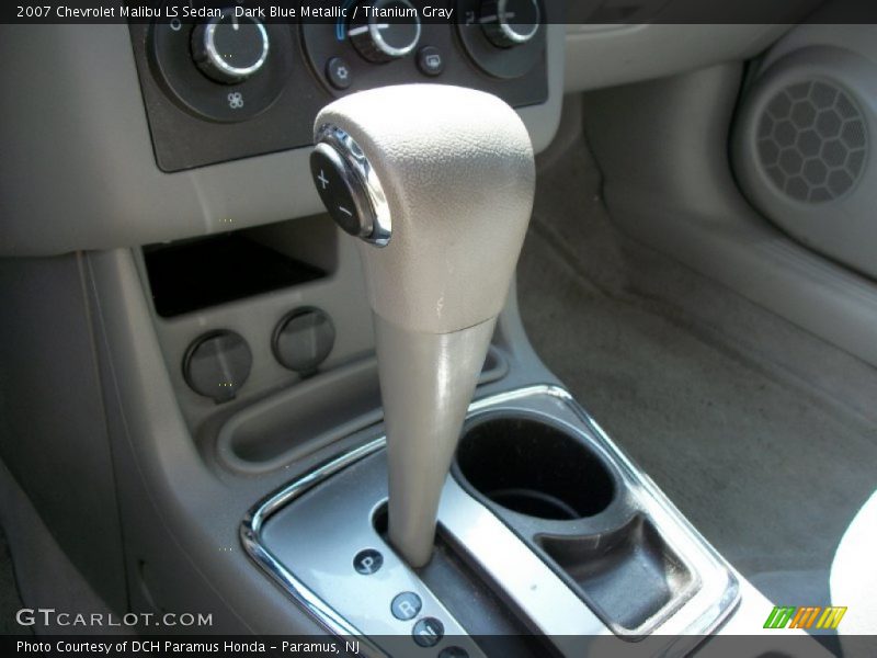 Dark Blue Metallic / Titanium Gray 2007 Chevrolet Malibu LS Sedan