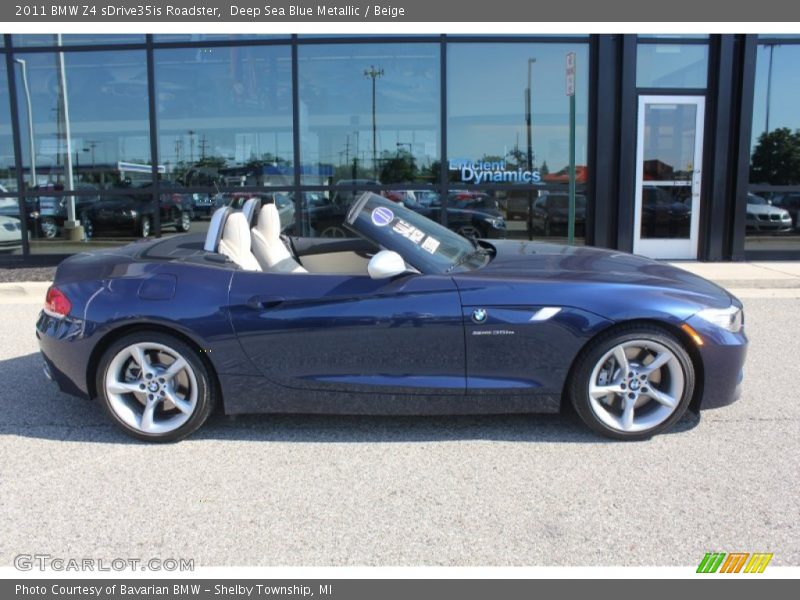  2011 Z4 sDrive35is Roadster Deep Sea Blue Metallic