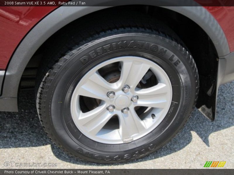 Ruby Red / Tan 2008 Saturn VUE XE 3.5 AWD
