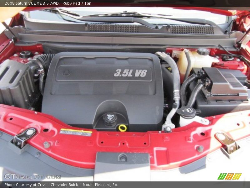 Ruby Red / Tan 2008 Saturn VUE XE 3.5 AWD