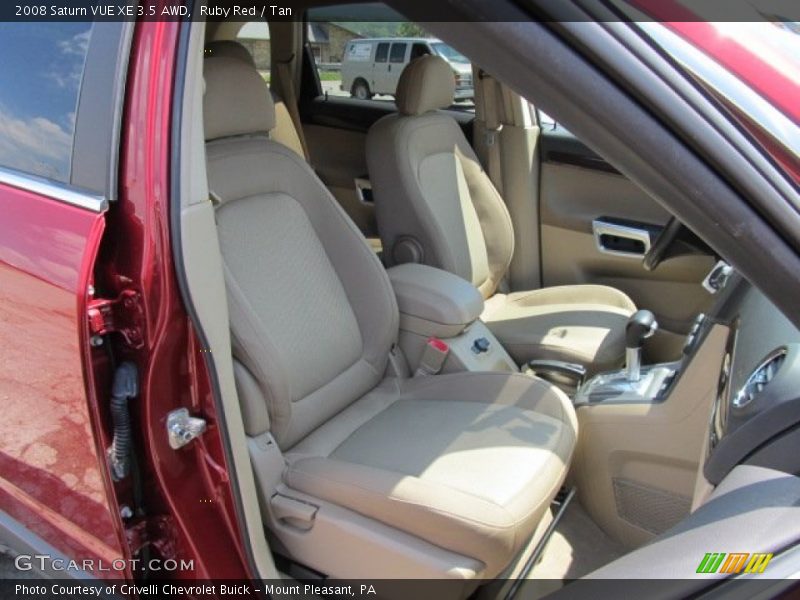 Ruby Red / Tan 2008 Saturn VUE XE 3.5 AWD