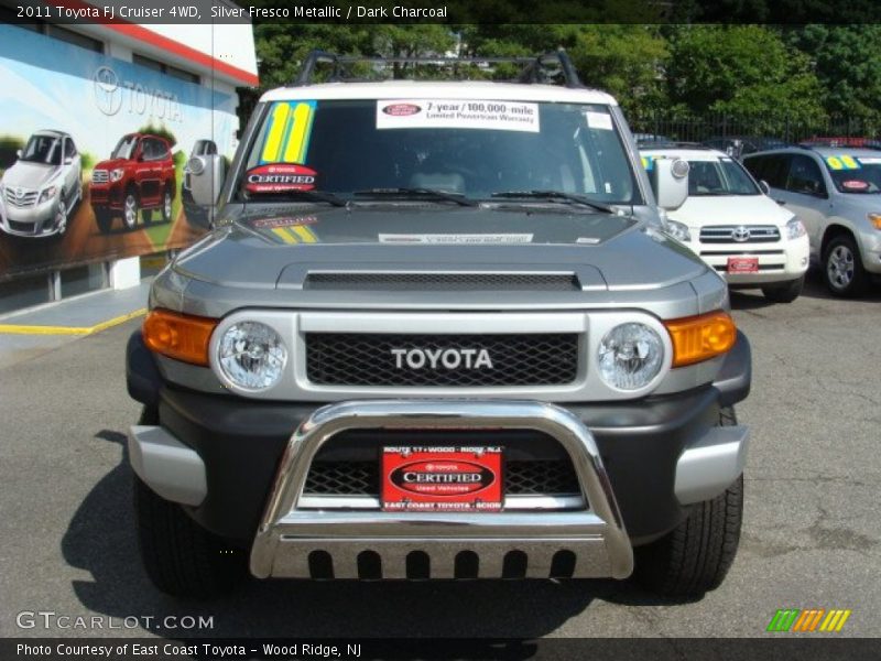 Silver Fresco Metallic / Dark Charcoal 2011 Toyota FJ Cruiser 4WD