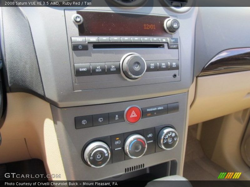 Ruby Red / Tan 2008 Saturn VUE XE 3.5 AWD
