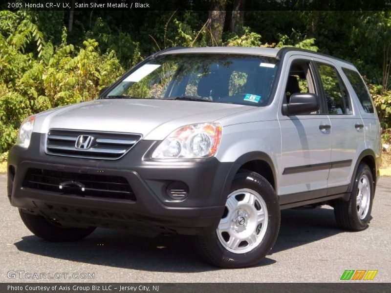 Satin Silver Metallic / Black 2005 Honda CR-V LX