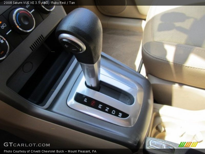 Ruby Red / Tan 2008 Saturn VUE XE 3.5 AWD