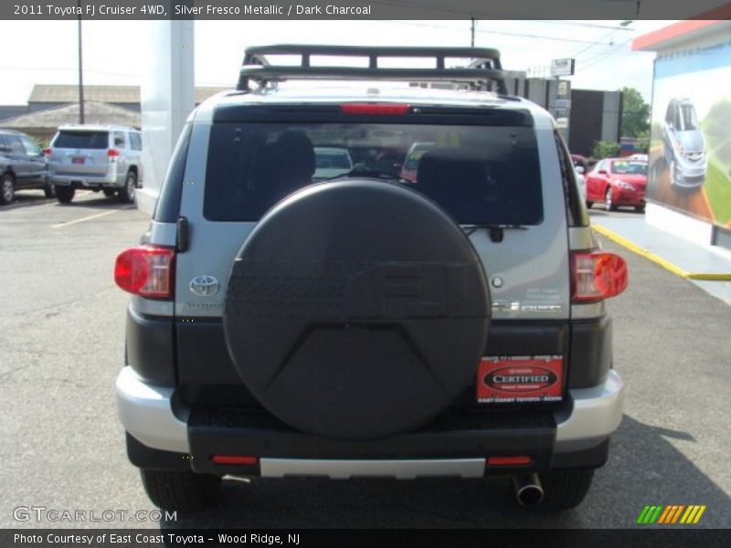 Silver Fresco Metallic / Dark Charcoal 2011 Toyota FJ Cruiser 4WD