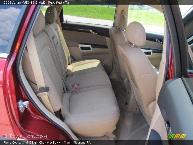 Ruby Red / Tan 2008 Saturn VUE XE 3.5 AWD
