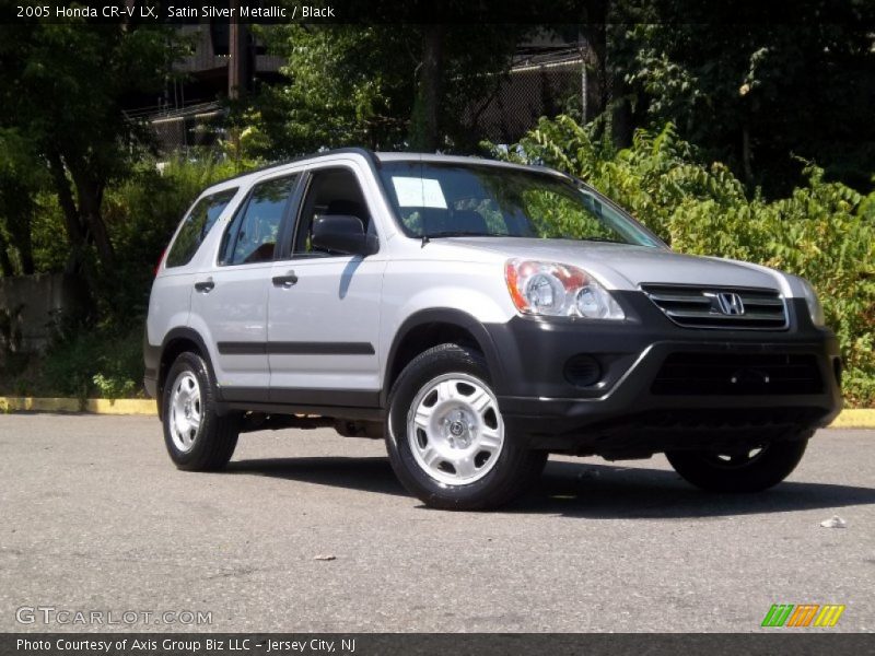 Satin Silver Metallic / Black 2005 Honda CR-V LX