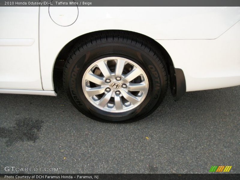Taffeta White / Beige 2010 Honda Odyssey EX-L