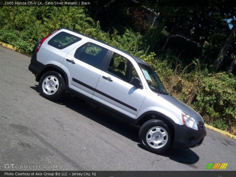 Satin Silver Metallic / Black 2005 Honda CR-V LX