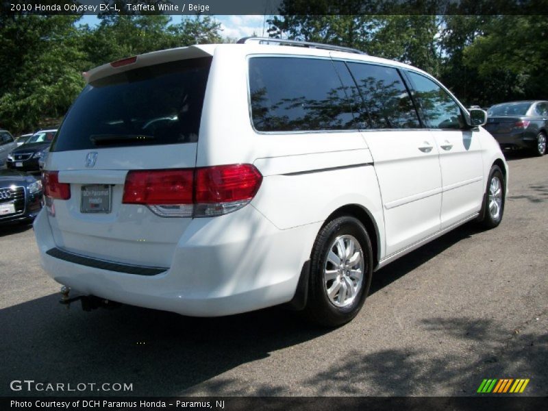 Taffeta White / Beige 2010 Honda Odyssey EX-L