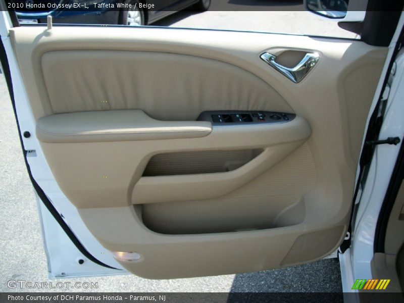 Taffeta White / Beige 2010 Honda Odyssey EX-L