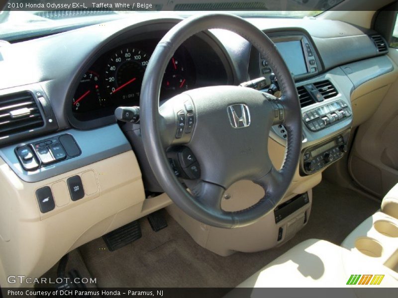 Taffeta White / Beige 2010 Honda Odyssey EX-L