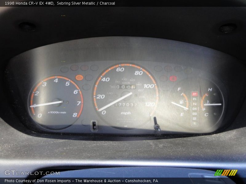 Sebring Silver Metallic / Charcoal 1998 Honda CR-V EX 4WD