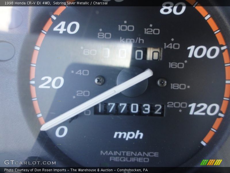 Sebring Silver Metallic / Charcoal 1998 Honda CR-V EX 4WD