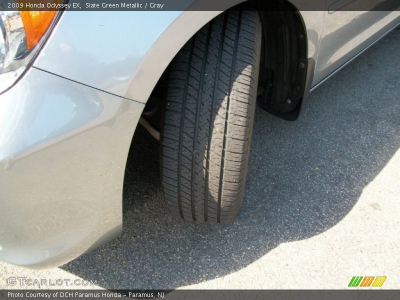 Slate Green Metallic / Gray 2009 Honda Odyssey EX