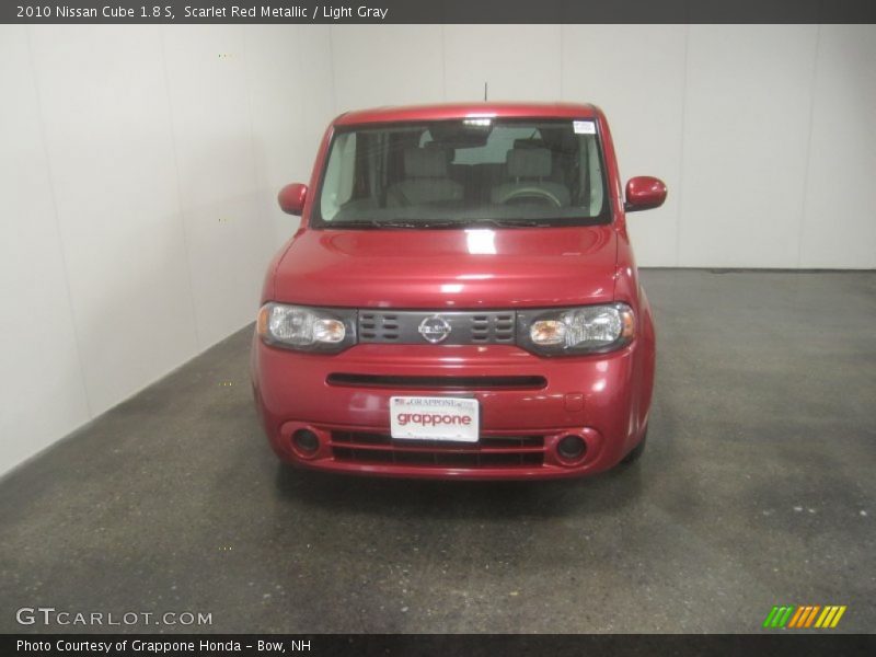 Scarlet Red Metallic / Light Gray 2010 Nissan Cube 1.8 S