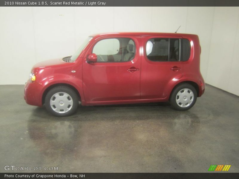 Scarlet Red Metallic / Light Gray 2010 Nissan Cube 1.8 S