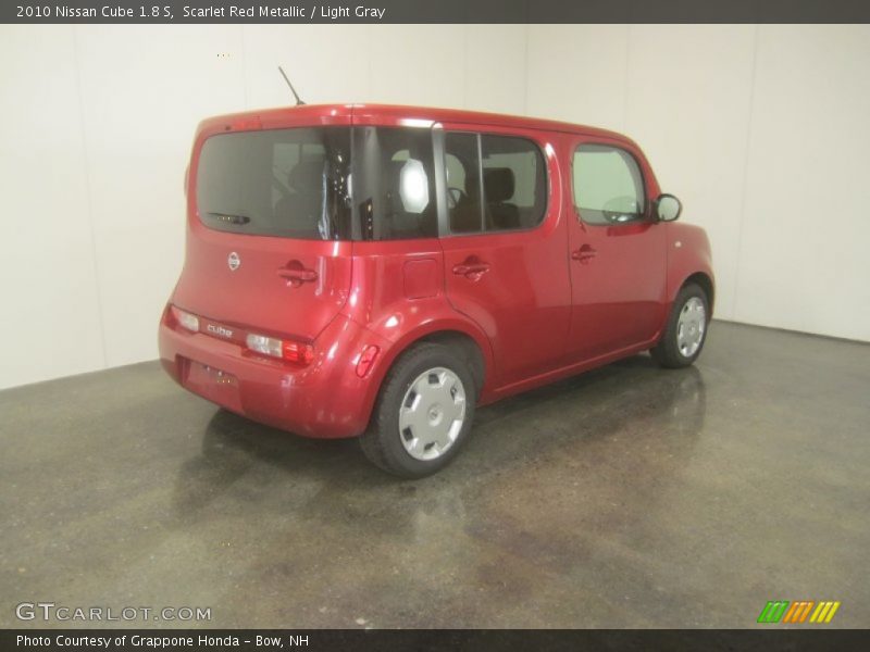 Scarlet Red Metallic / Light Gray 2010 Nissan Cube 1.8 S