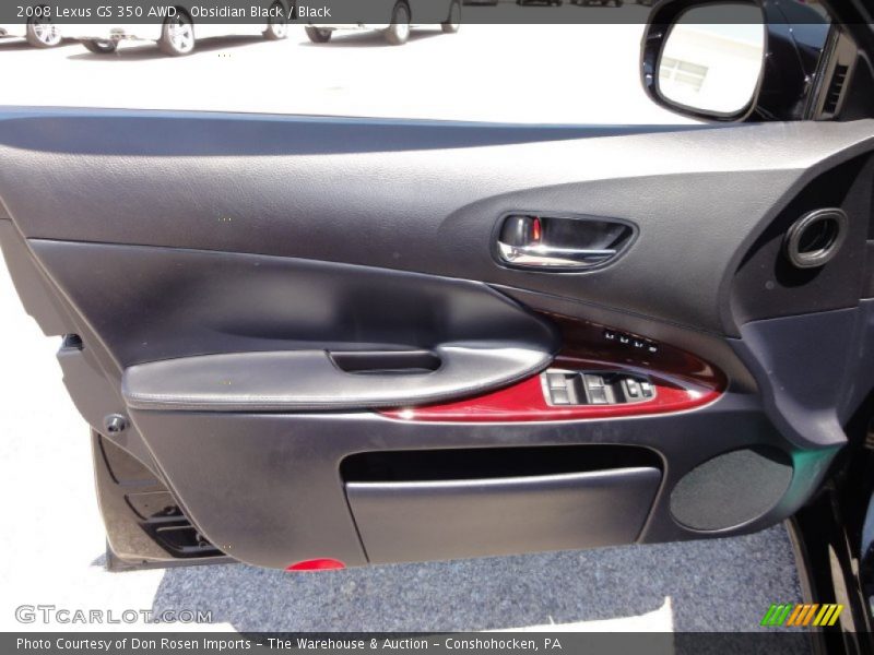 Obsidian Black / Black 2008 Lexus GS 350 AWD