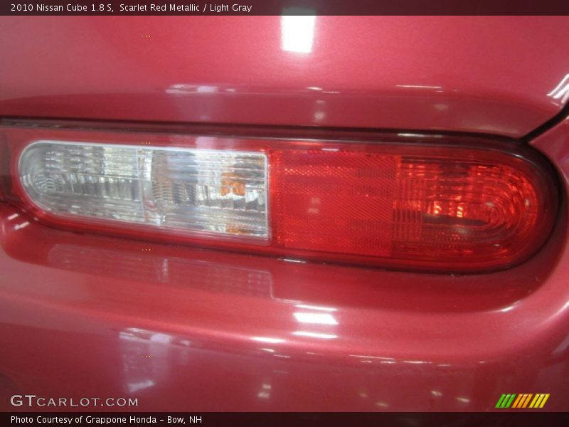 Scarlet Red Metallic / Light Gray 2010 Nissan Cube 1.8 S