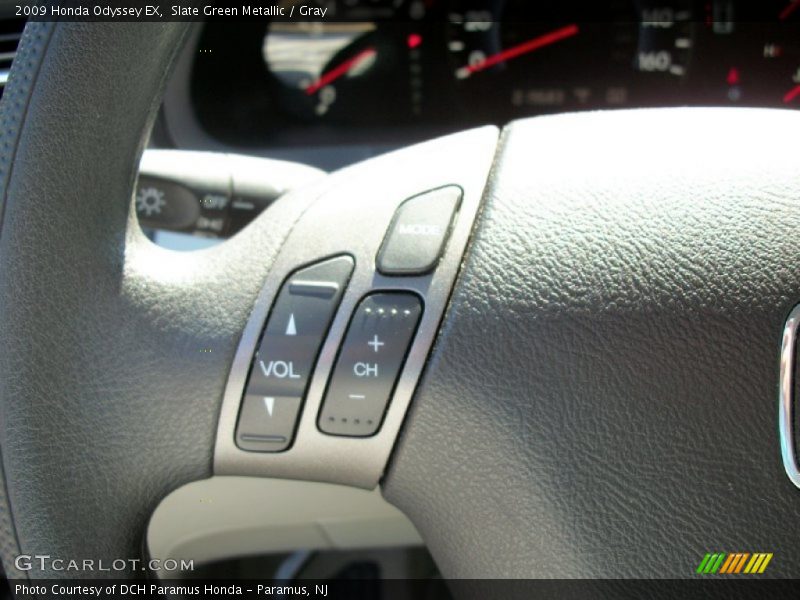 Slate Green Metallic / Gray 2009 Honda Odyssey EX