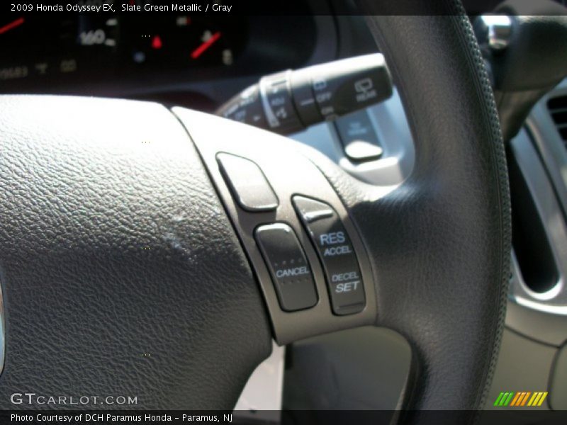 Slate Green Metallic / Gray 2009 Honda Odyssey EX