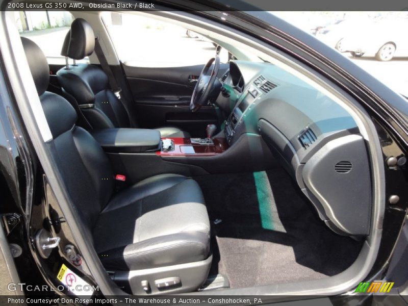 Obsidian Black / Black 2008 Lexus GS 350 AWD